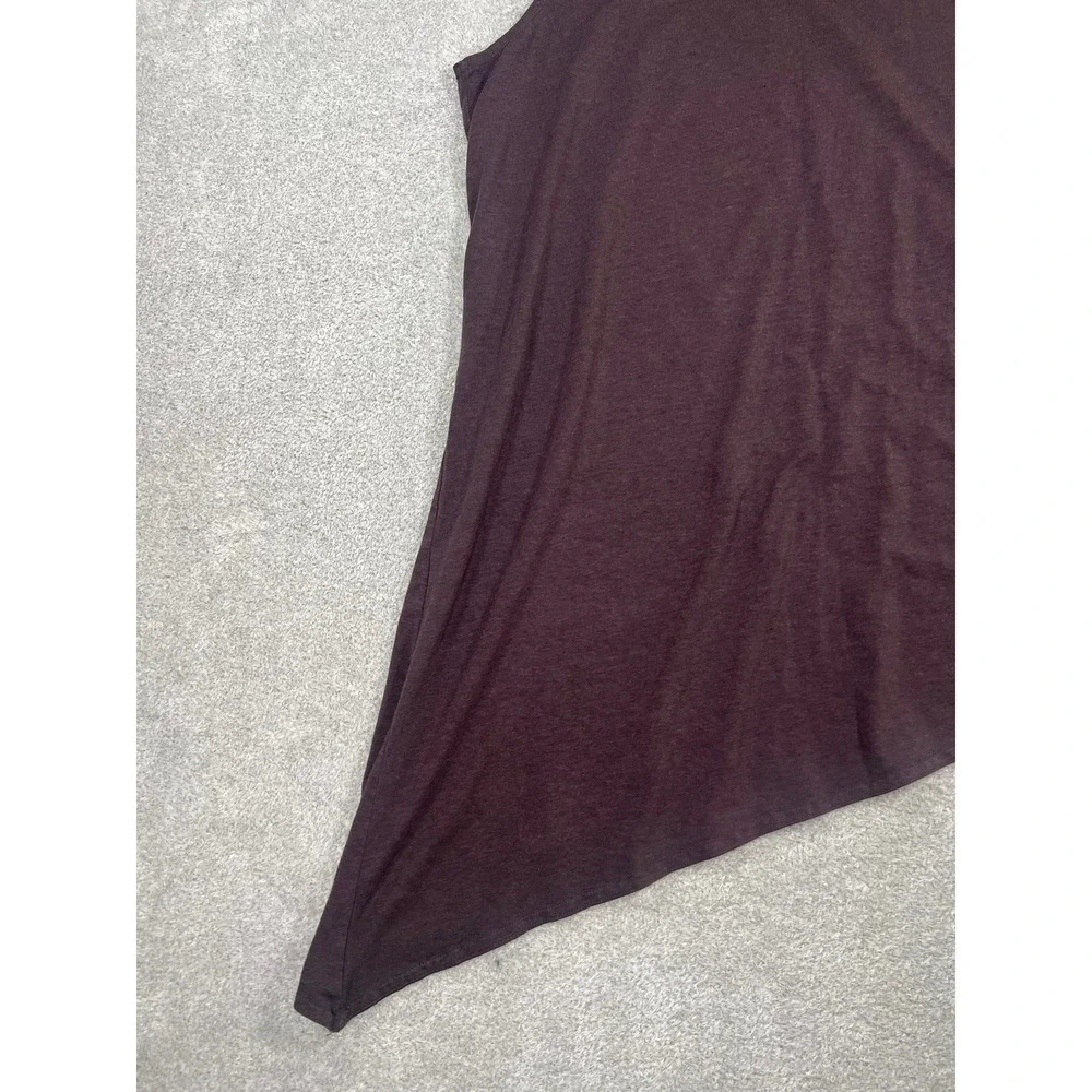 Bryn Walker Womens Large‎ Brown Asymmetrical Hem Sleeveless Tank Top USA Made